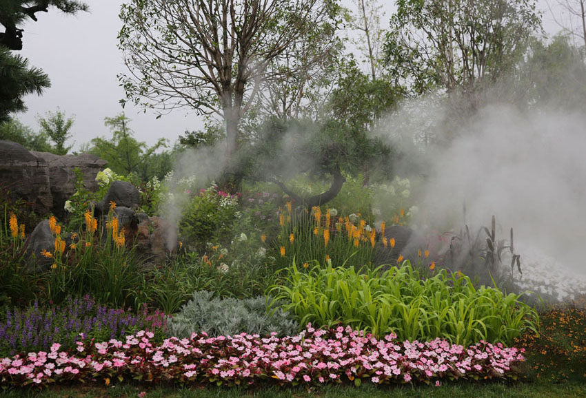 小區(qū)別墅樓盤(pán)設(shè)計(jì)安裝霧森系統(tǒng)的好處