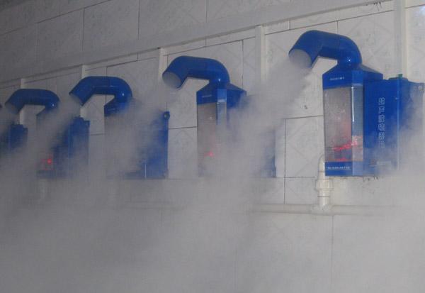 養(yǎng)殖場(chǎng)人員車輛通道噴霧消毒、除臭應(yīng)用