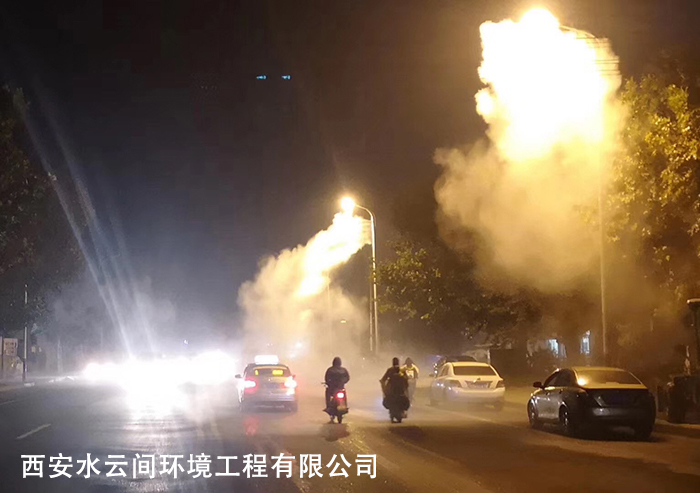什么是噴霧路燈，路燈噴霧有什么用？